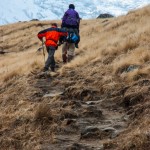 Trekkeurs fatigués