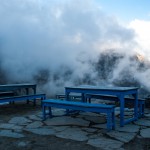Nuages au sanctuare de l'annapurna