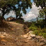 Chemin vers le sanctuaire des Annapurnas