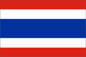Le drapeau de la Thailande