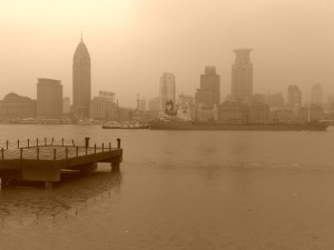 Shangai sous la brume