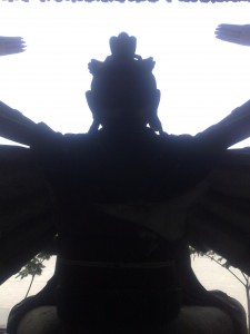 La statue d'un déesse chinoise