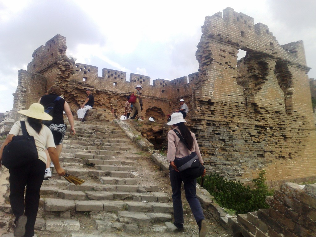 Muraille de chine en ruines
