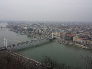 Le pont blanc de Budapest