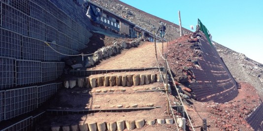 Randonnée sur le mont fuji