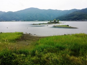 Lac autour de fujisan