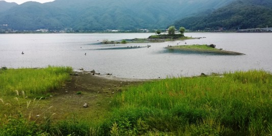 Lac autour de fujisan