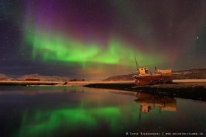 Aurores boréales Islande