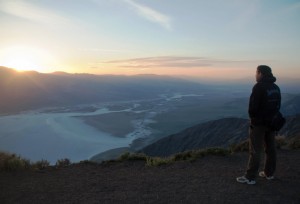 Coucher de soleil sur la Death Valley