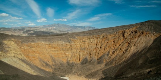 Cratère dans la vallée de la mort